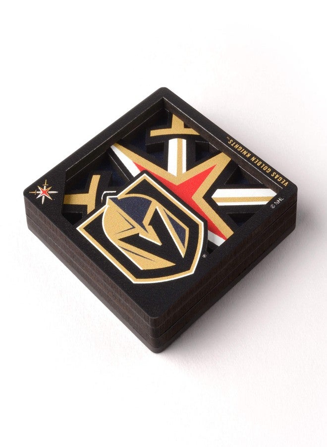 YouTheFan NHL Vegas Golden Knights 3D Logo Series Magnet, 2.25" X 2.25" - Image 3