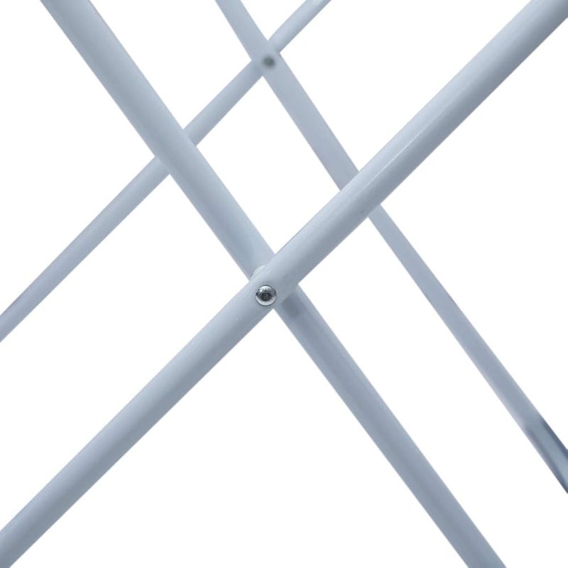 Imperial Metal Clothes Drying Rack, White/blue - 180 X 55 X 100cm - Image 5