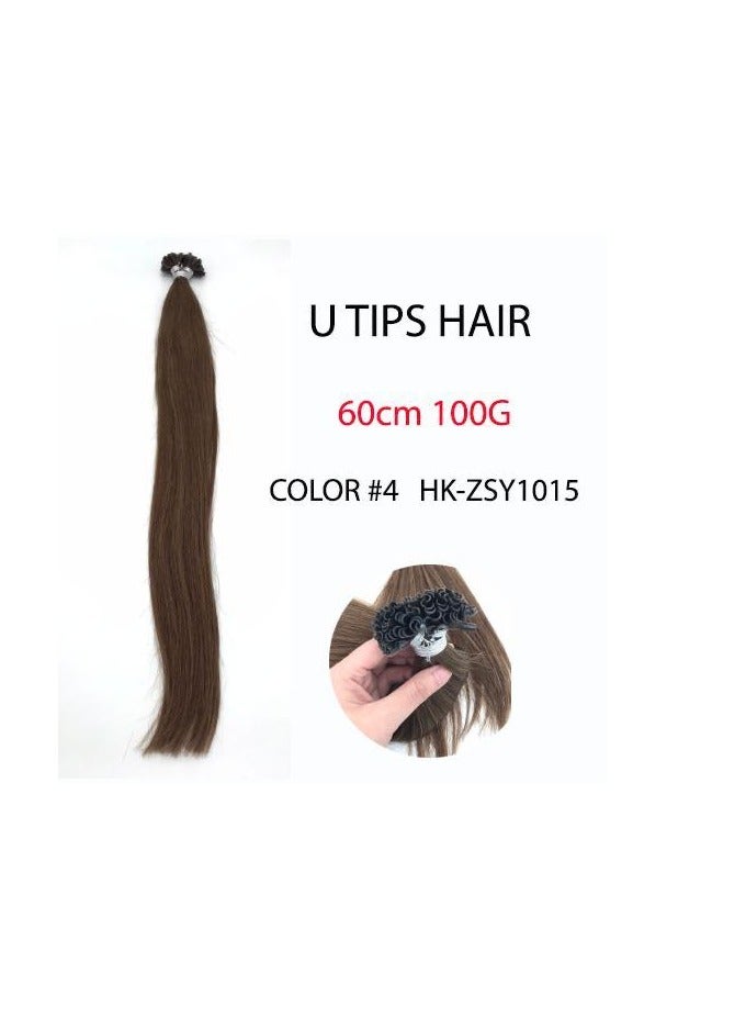 HK Natural long hair 60 CM U TIP HAIR - Image 1