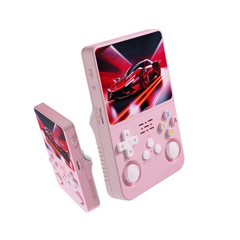 R36S Retro Game Console 64GB TF Card Preinstalled 16000+ Games 50+ Emulators 3.5 Inch Ips Screen Linux System 3200Mah Battery 8 Hours Playtime Type C Fast Charging Wifi Online Battle Portable Handheld Game Player For Travel Home Entertainment