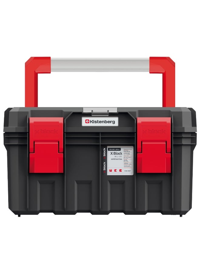 Kistenberg S Block Alu Log 45 Multi Compartment Heavy Duty Tool Box Black and Red 26.4 x 28 x 45 cm - Image 2