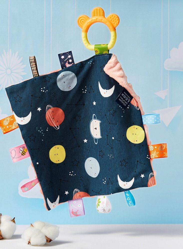 Loquat A Variety Of Patterns Of Cotton Soothing Saliva Towel And Gum Grinding Stick - Image 3