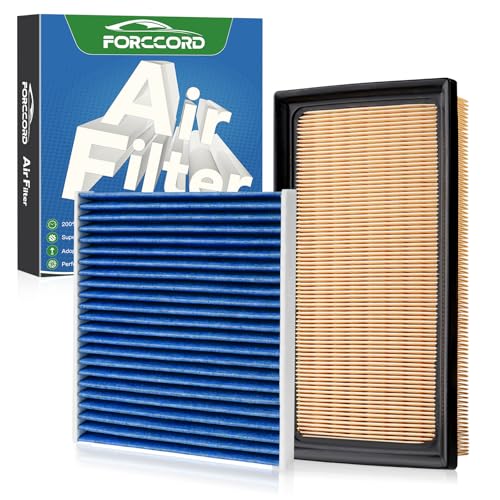 Forccord Cabin Engine Air Filter Fit for RAV4 Hybrid 20192025 Camry Hybrid 20182025 2026 Highlander Hybrid 20202025 Sienna Venza 20212025 RAV4 Prime 202124 ReplaceCF12157 CA12289 - Image 1