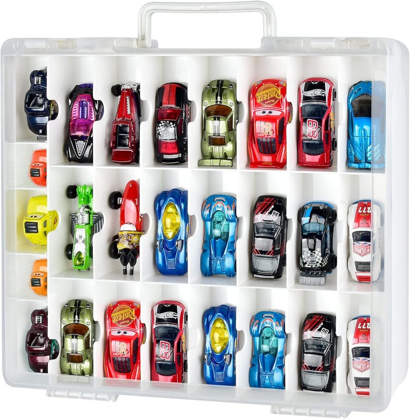 FULLCASE Adam Toys Organizer Storage for Hot Wheels and Mini Toys - 48 Compartments - Image 1