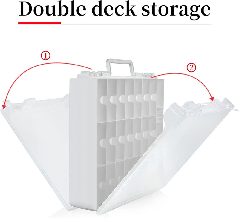 FULLCASE Adam Toys Organizer Storage for Hot Wheels and Mini Toys - 48 Compartments - Image 2