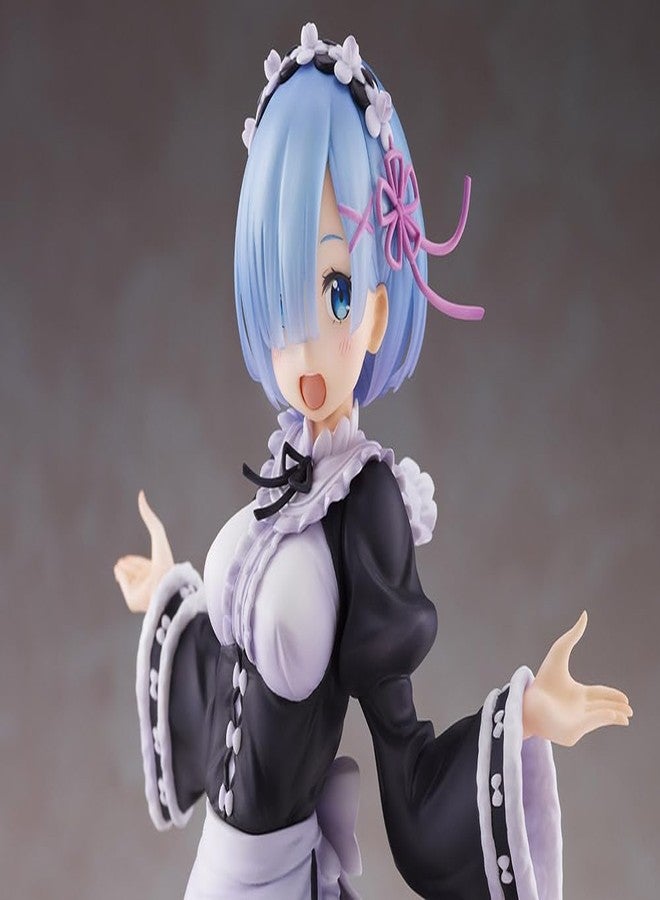 Taito Re:Zero Starting Life in Another World AMP Figure - Rem (Winter Maid Ver.) - Image 3