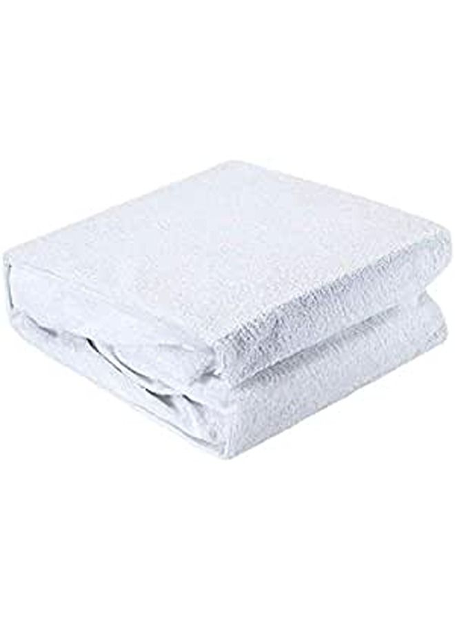 King Size Cotton Solid Pattern White Bed Runners & Scarves White King 130×200cm
