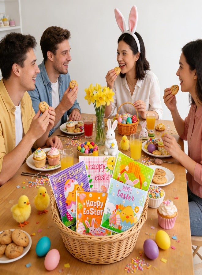 Nelisylux Easter Treat Bags, 100 PCS Self Sealing Clear Easter Goodie Bags, Plastic Easter Cellophane Candy Cookie Snack Goody Gift Bags for Easter Spring Holiday Party Favors Supplies Gift Giving Decorations - Image 5
