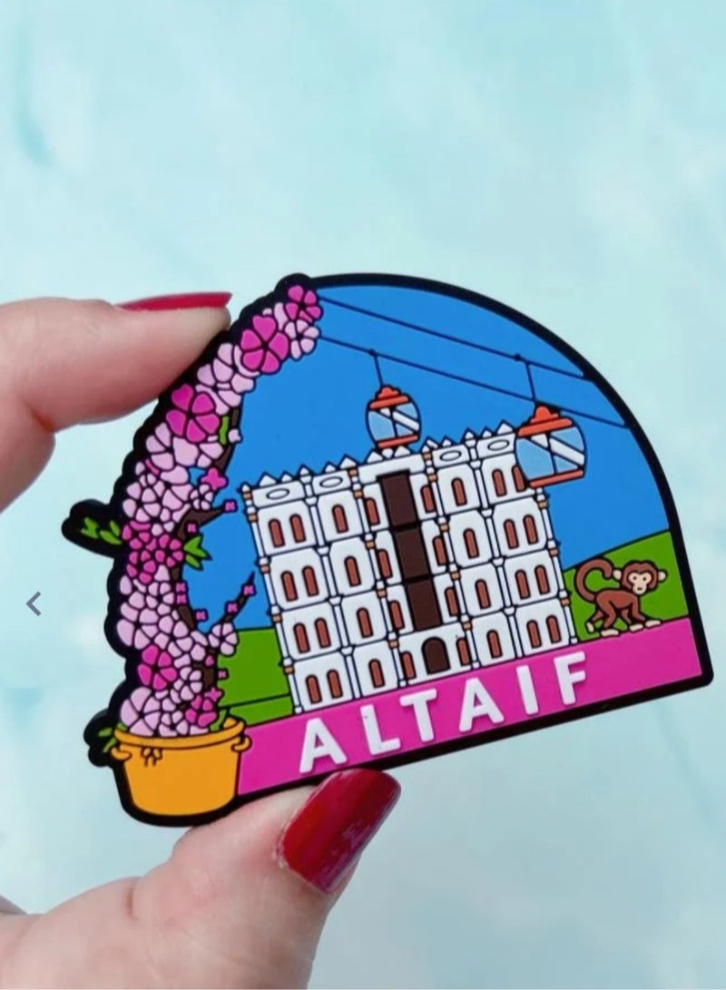 مغناطيس ثلاجه تذكاريه مدينة الطائف - Image 1