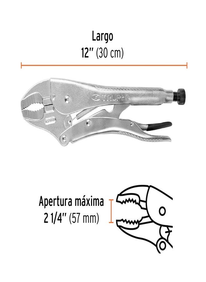 TRUPER Curved Jaw Locking Pliers 12" - Image 3