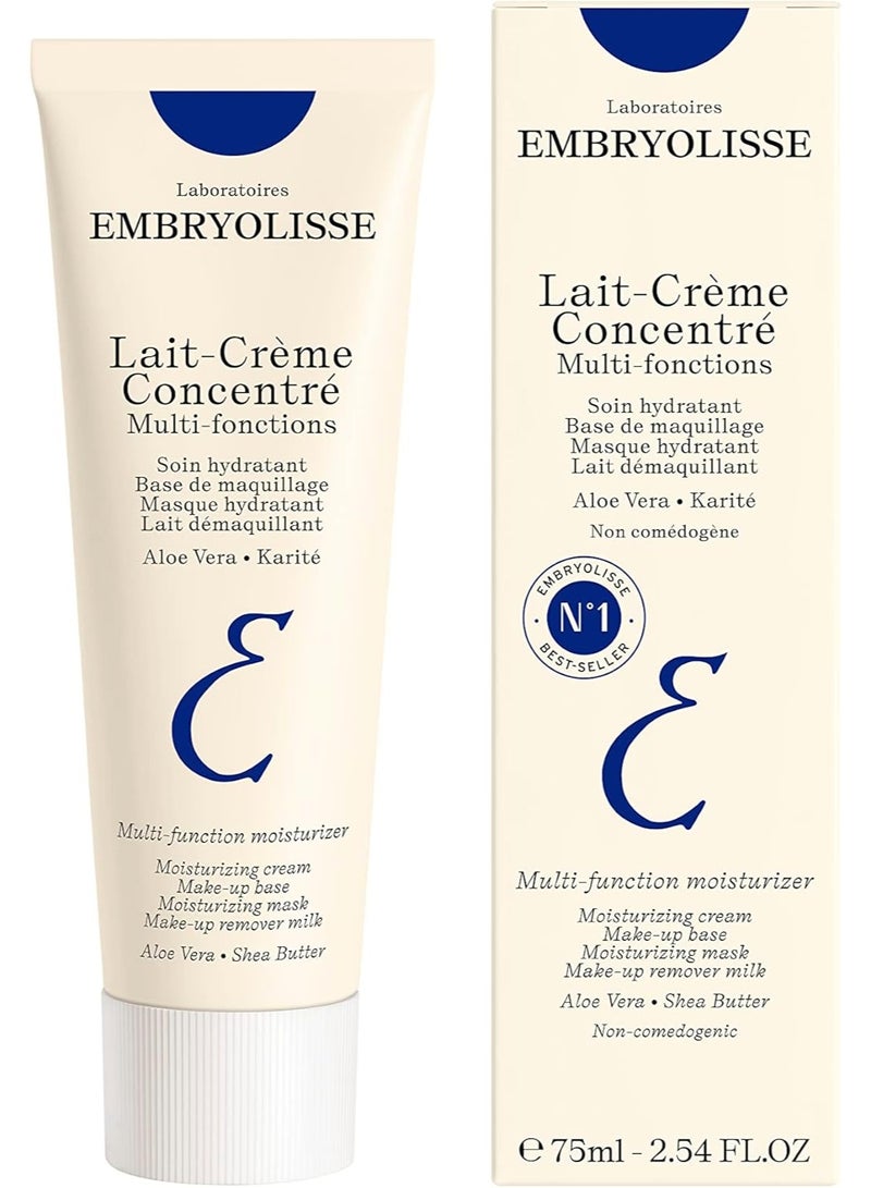 Embryolisse Lait-Crème Concentré Multi-Functions Moisturizer Cream 75ml – Nourishing Face Cream, Makeup Primer & Mask - Image 1