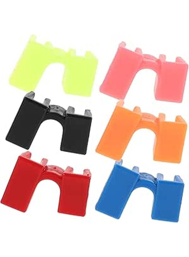 Reusable Chopstick Helpers 6PCS Training Clamps with Hinges Lightweight Plastic for Adults Beginners - Image 1