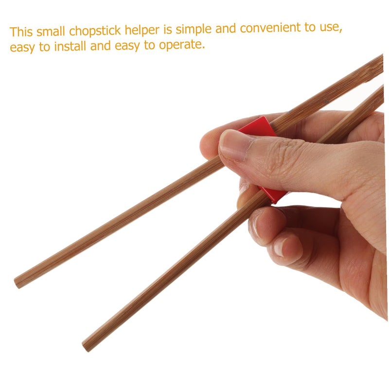 Reusable Chopstick Helpers 6PCS Training Clamps with Hinges Lightweight Plastic for Adults Beginners - Image 5
