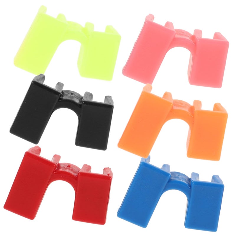 Reusable Chopstick Helpers 6PCS Training Clamps with Hinges Lightweight Plastic for Adults Beginners - Image 2