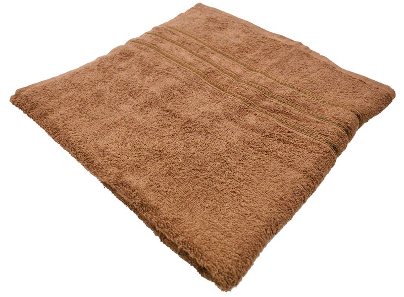Bombay Dyeing Flora 400 GSM Cotton Bath Towel - Large, Brown - Image 2