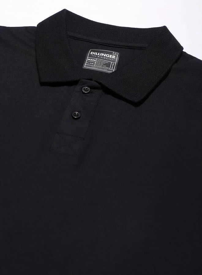 Dillinger Men Regular Fit Short Sleeve Solid Polo
