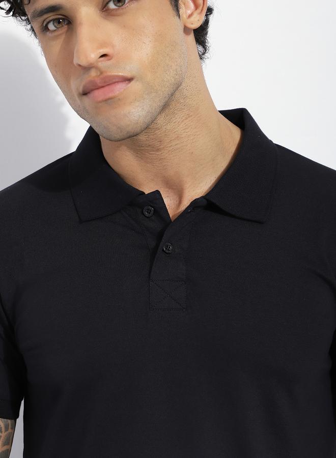 Dillinger Men Regular Fit Short Sleeve Solid Polo - Image 5