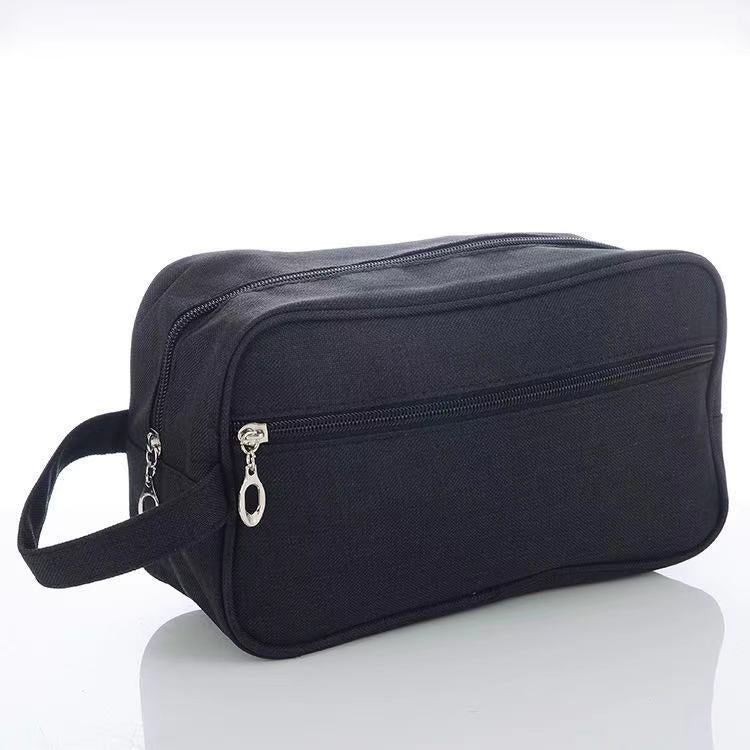 Large Capacity Mens Organizer Handbag 600D Black 