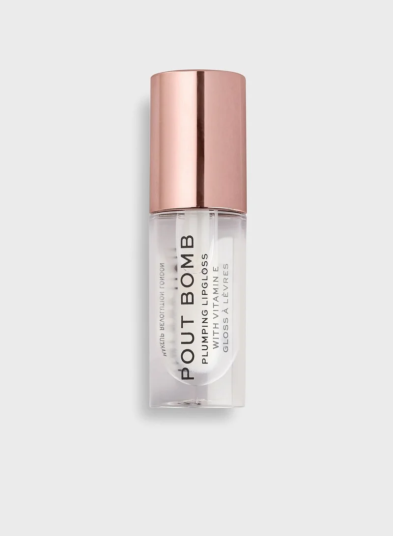 ريفلوشن Pout Bomb Plumping Gloss Clear