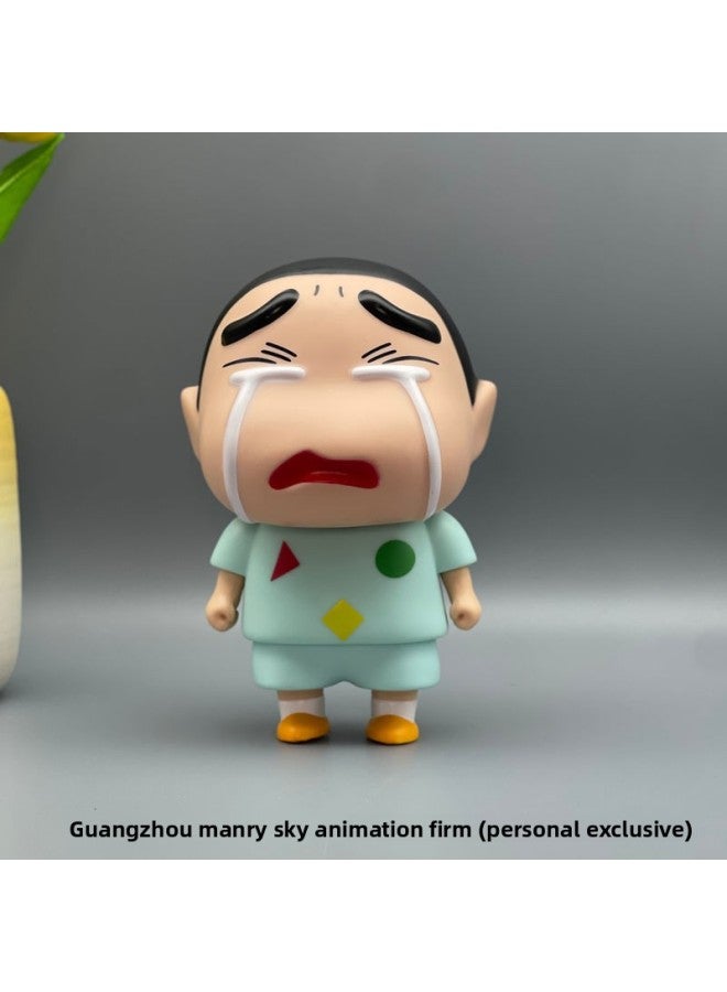 Crayon Xiaoxin Full Series Q Edition Lotus Buddha Jigong Animation Hand-made Model Desktop Ornaments Car Central Control Doll 