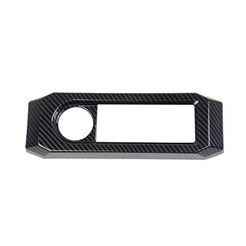 Fewshaw Carbon Fiber Central Control Adjustment Button Panel Cover Trim for Polaris Slingshot 2020-2025 - Image 3