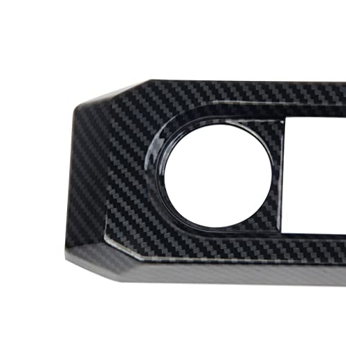 Fewshaw Carbon Fiber Central Control Adjustment Button Panel Cover Trim for Polaris Slingshot 2020-2025 - Image 4