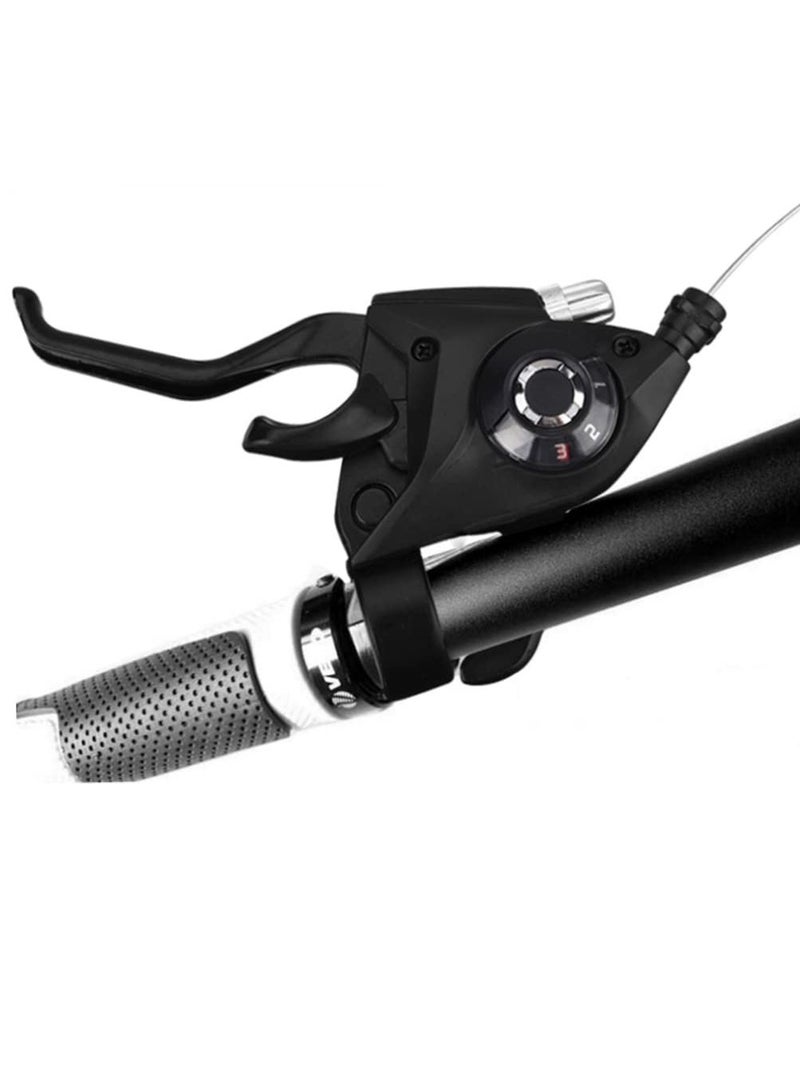 Y&D Bike Shifters, 2Pcs Gear Levers for Mountain Bikes Road Shifters Shift Brake Combination with Cable, 3x7 Speed Changer Shifter Set Cycle Transmission Mtb - Image 3