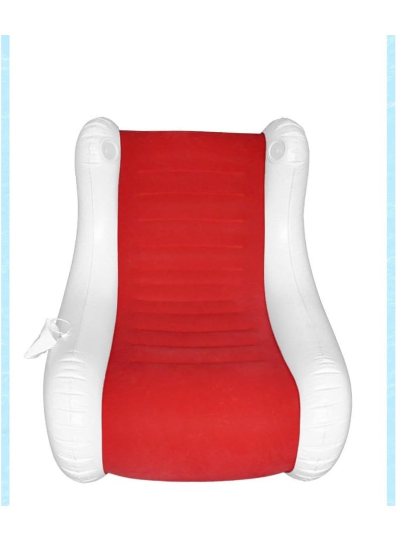 Inflatable Beanbag Rocking Chair with Built-In Bluetooth Speaker – Comfortable Round Sofa for Adults & Kids, Indoor/Outdoor Use, Pump Included - Image 4