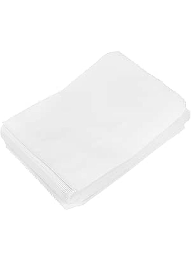 100pcs Biodegradable Grease Resistant Oil Proof Paper Bags 13x18cm for Snack Takeout Hot Dogs - Image 1