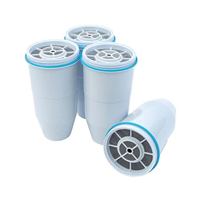 ZeroWater 4-Pack Replacement Filter Cartridges ZR-004, 4 Count (Pack of 1), Basic pack