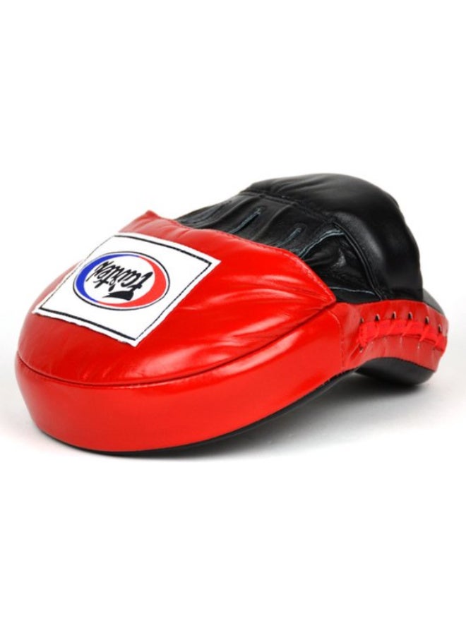 Fairtex FMV9 The Ultimate Contoured Focus Mitts – Red/Black – Standard - Image 3