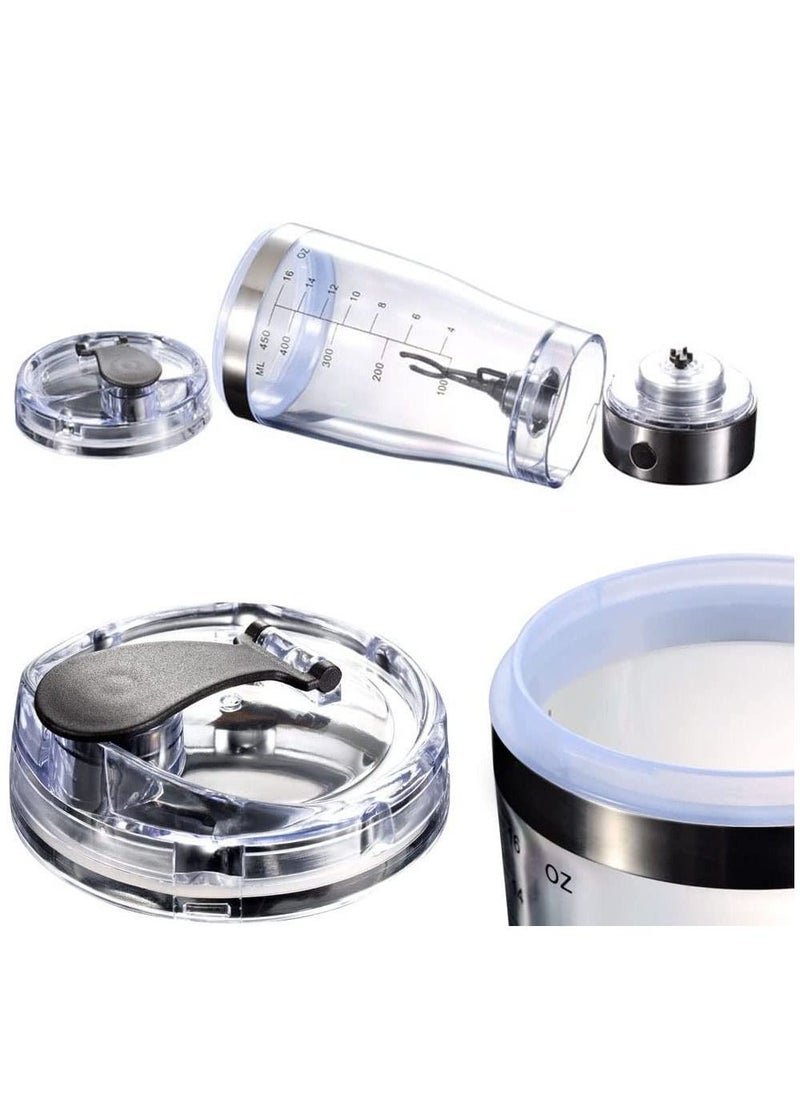 Furtey - Electric Protein Shaker Bottle Mixer Shaker Cup Rechargeable 450ML - Image 1