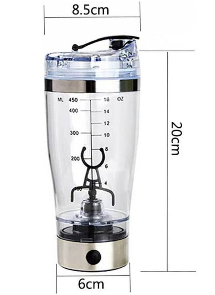 Furtey - Electric Protein Shaker Bottle Mixer Shaker Cup Rechargeable 450ML - Image 1
