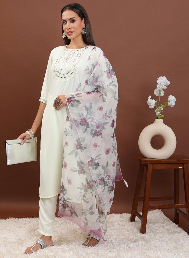 كيتش مجموعة من 3 - كورتا مع بنطال ودوباتا - Image 2