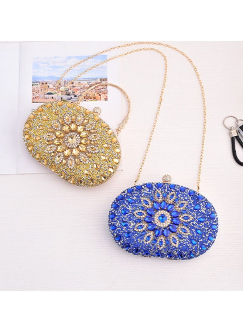 Miluraining Women Clutch Bag Evening Bag Purse with rhinestone diamond decoration decoration Small Crossbody Bag Handbag Shoulder Bag Satchel Bags Suitable for Party Prom Wedding - Image 3