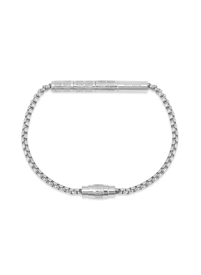 غاي لاروش سوار سلسلة من الستانلس ستيل مع إغلاق بحرف مخصص