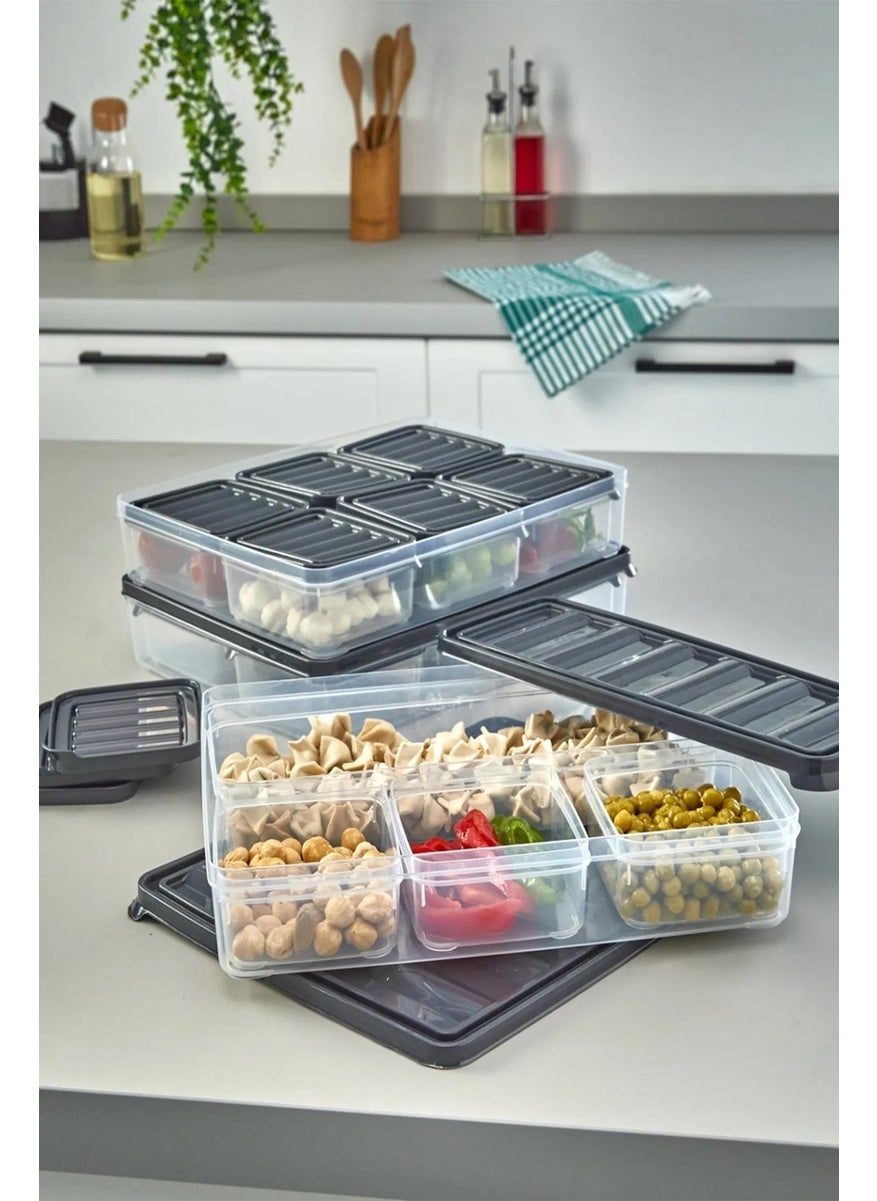 18-Piece Set Refrigerator and Microwave Storage Container - Refrigerator Organizer 2X2500ML, 4X1000ML, 12X250ML - pzsku/ZB485019A83448A00C7E3Z/45/_/1730722886/fbff18a9-453f-4b47-a49c-0048f25ab966