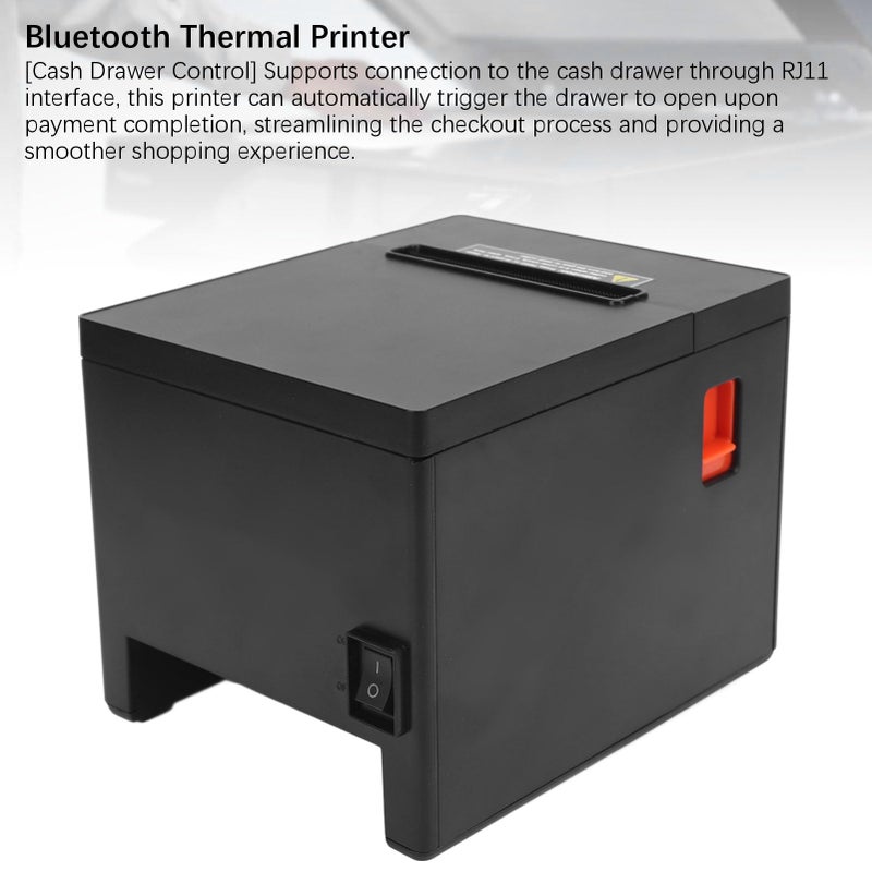 Wireless USB Bluetooth Thermal Shipping Label Printer 80mm For iOS Android Cash Drawer - Image 4