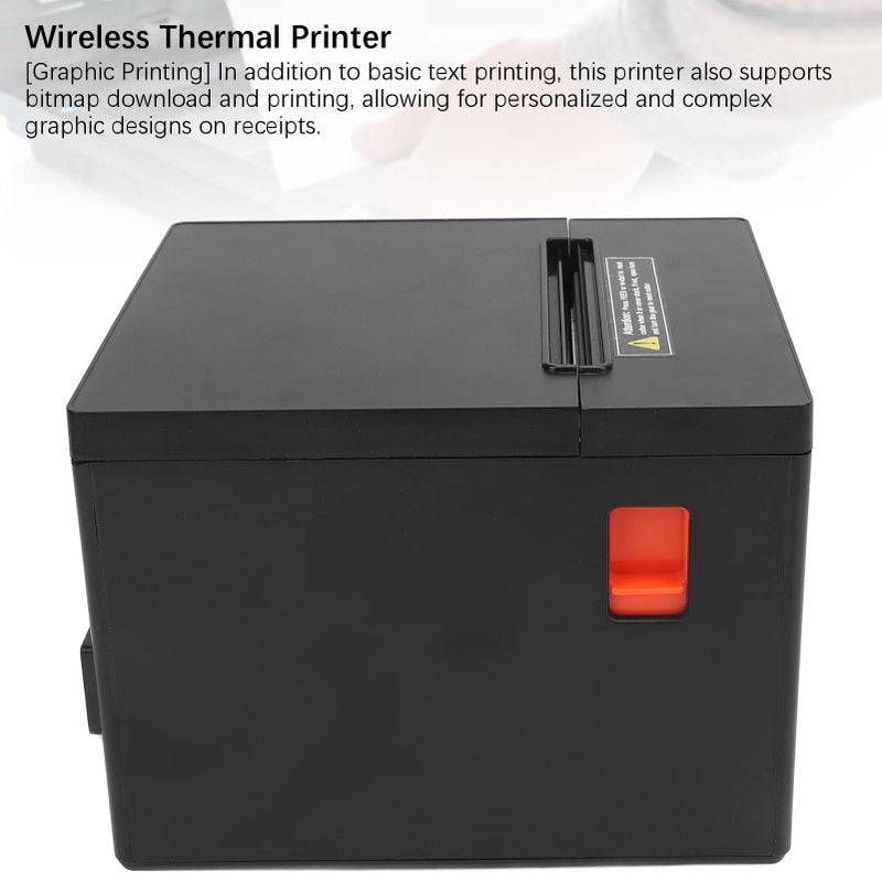 Wireless USB Bluetooth Thermal Shipping Label Printer 80mm For iOS Android Cash Drawer - Image 5