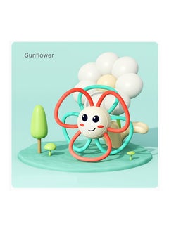 HOLA Hola Sunflower Orchestra Rattle Baby Teether Activity Toy, Teething Relief, Easy to Grasp, Fine Motor Skills, Bright Colors, Sensory Toys, Baby Toys, Baby Teether, Baby Rattle, Animal Rattle 3M+  - Image 4