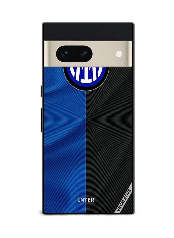 VR CREATIVE Protective Case Cover For Google Pixel 7 Inter Milan Logo Design Multicolour - Image 1