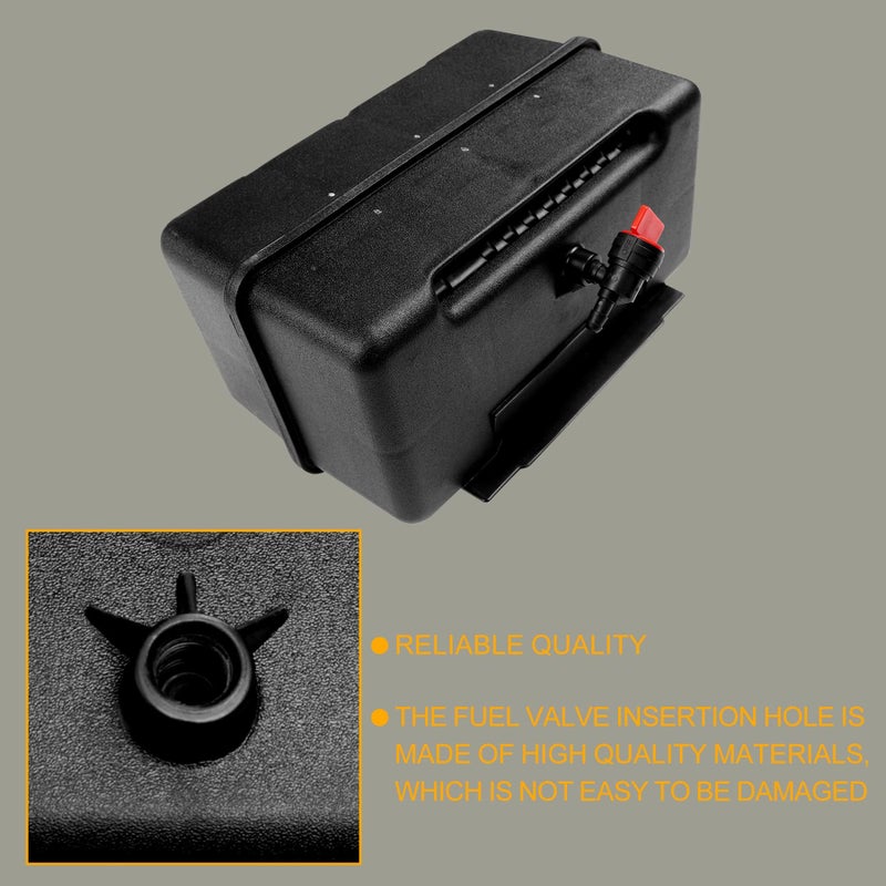 HQPASFY 691993 Fuel Tank with Shut Off Valve and Fuel Cap 4 Quart for B&S Remote Mounting Compatible with Lawn and Garden Equipment Engines, Some Specific Snow Blower, Tiller, Log Splitter - Image 5