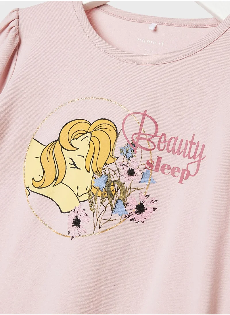 NAME IT Kids Pony Print Pyjama Set