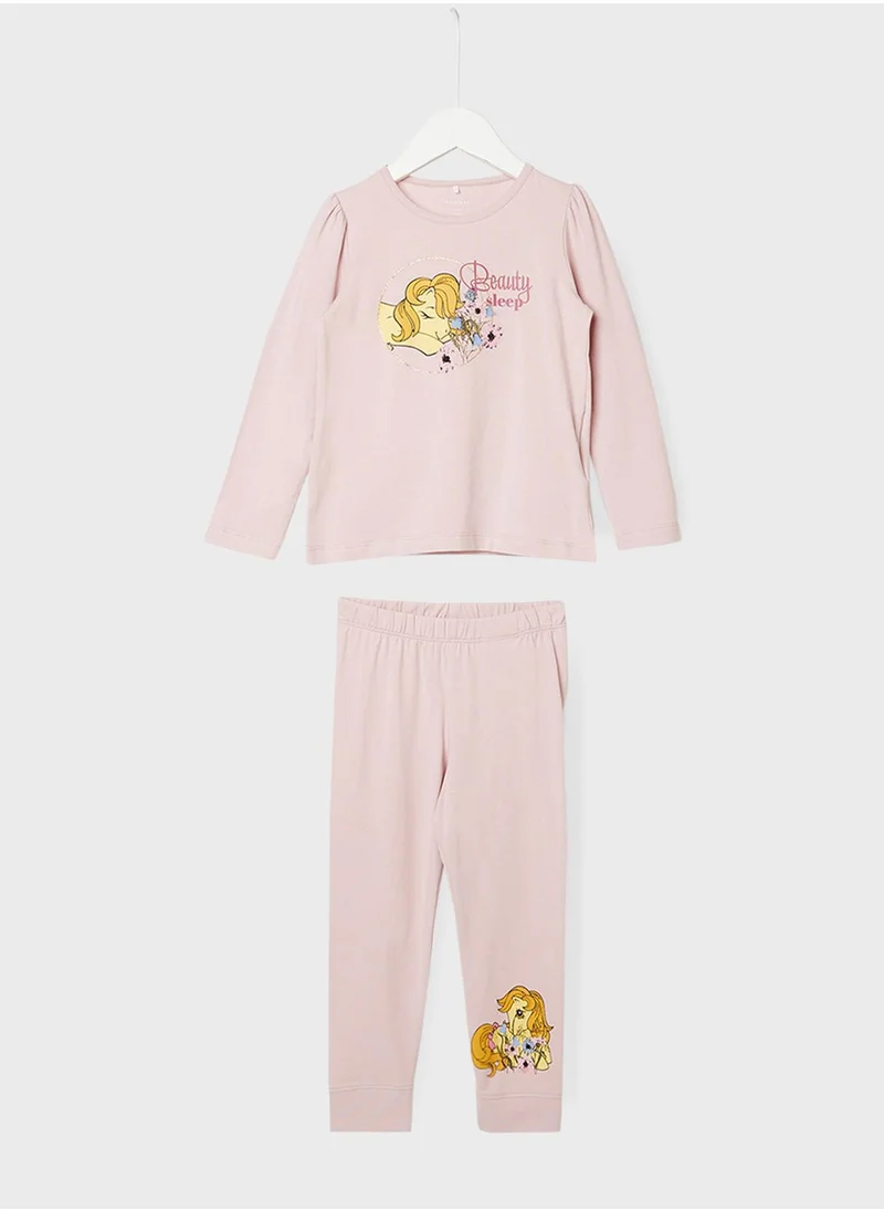 NAME IT Kids Pony Print Pyjama Set