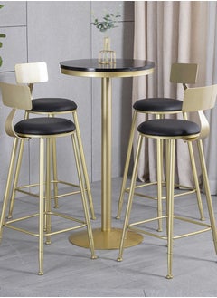 CityRiya-Long Bar Stool Bar Chair Set of 2 High Stool Chair Modern Office Chair Kitchen Dining Chair with Backs Upholstered Counter Height Stools Bar Chairs for Kitchen, Pub, Breakfast Stool  - Image 3