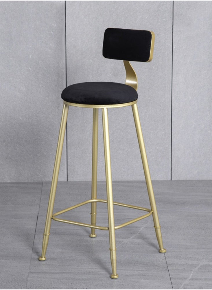 CityRiya-Long Bar Stool Bar Chair Set of 2 High Stool Chair Modern Office Chair Kitchen Dining Chair with Backs Upholstered Counter Height Stools Bar Chairs for Kitchen, Pub, Breakfast Stool  - Image 4