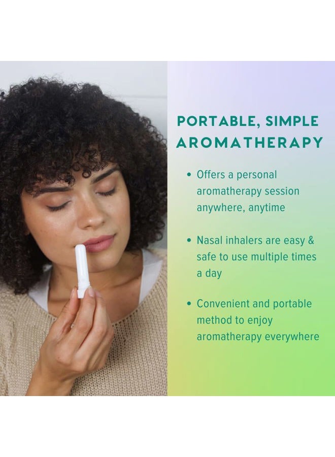 MOXE MOXĒ Nasal Inhalers Bundle, 8 Essential Oils, 100% Pure and Undiluted, Therapeutic Grade, No-Mess Portable Aromatherapy, Includes Eucalyptus, Peppermint, Lavender, Tea Tree, Made in USA (Pack of 8)… - Image 5