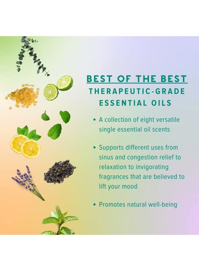 MOXE MOXĒ Nasal Inhalers Bundle, 8 Essential Oils, 100% Pure and Undiluted, Therapeutic Grade, No-Mess Portable Aromatherapy, Includes Eucalyptus, Peppermint, Lavender, Tea Tree, Made in USA (Pack of 8)… - Image 4