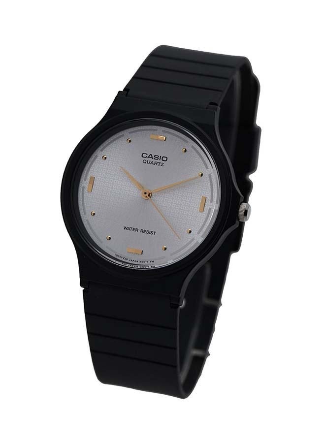 CASIO ساعة كاسيو MQ-76-7ALDF للرجال بحزام من الراتنج، 34 مم، سوداء - Image 1