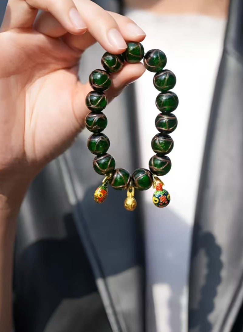 Ancient Chinese glass bead bracelet craftsmanship  - Image 1